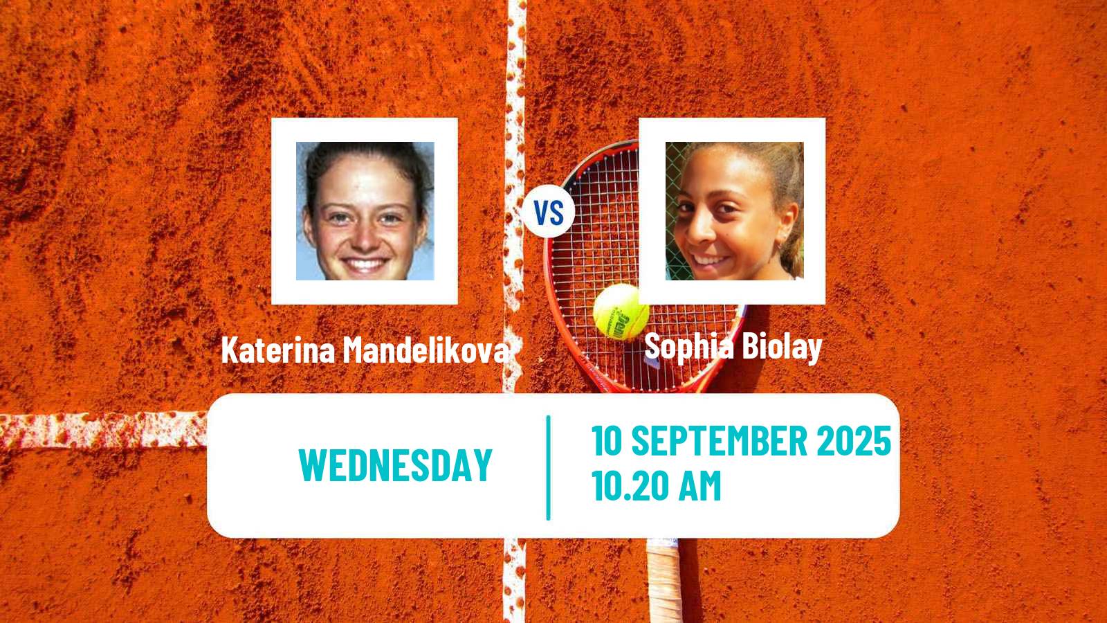 Tennis ITF W35 Uvero Alto Punta Cana Women Katerina Mandelikova - Sophia Biolay