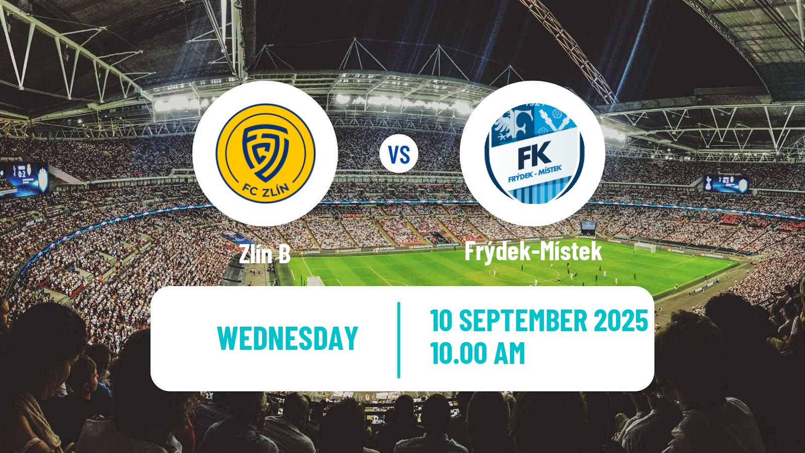 Football Czech MSFL Zlín B - Frýdek-Místek