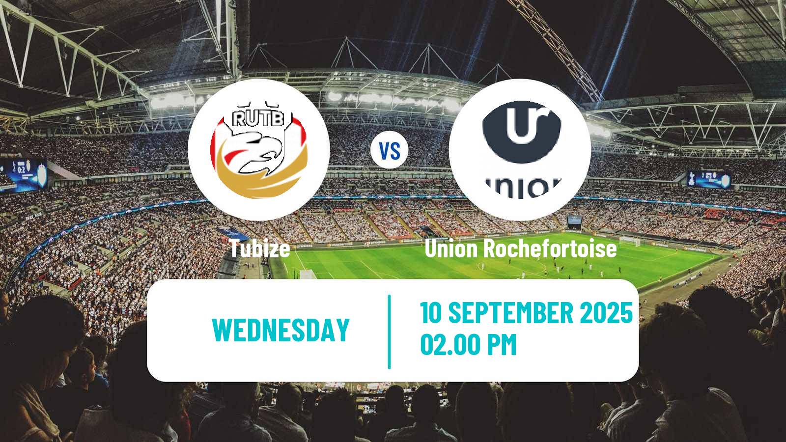 Football Belgian National Division 1 ACFF Tubize - Union Rochefortoise