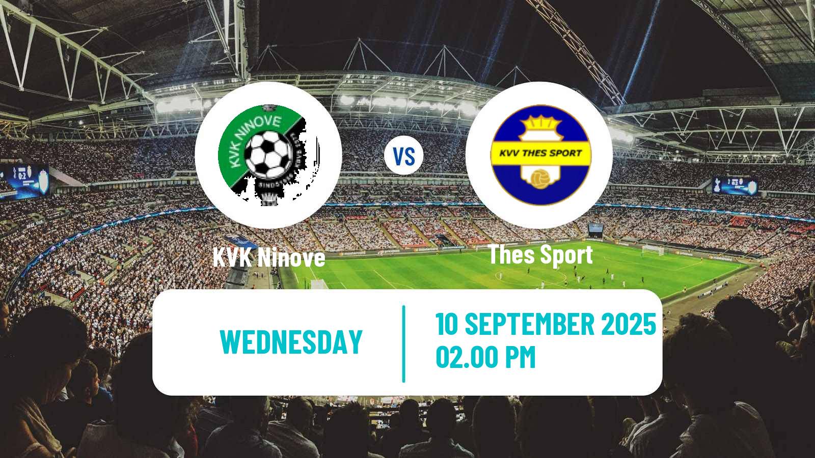Football Belgian National Division 1 VV Ninove - Thes Sport
