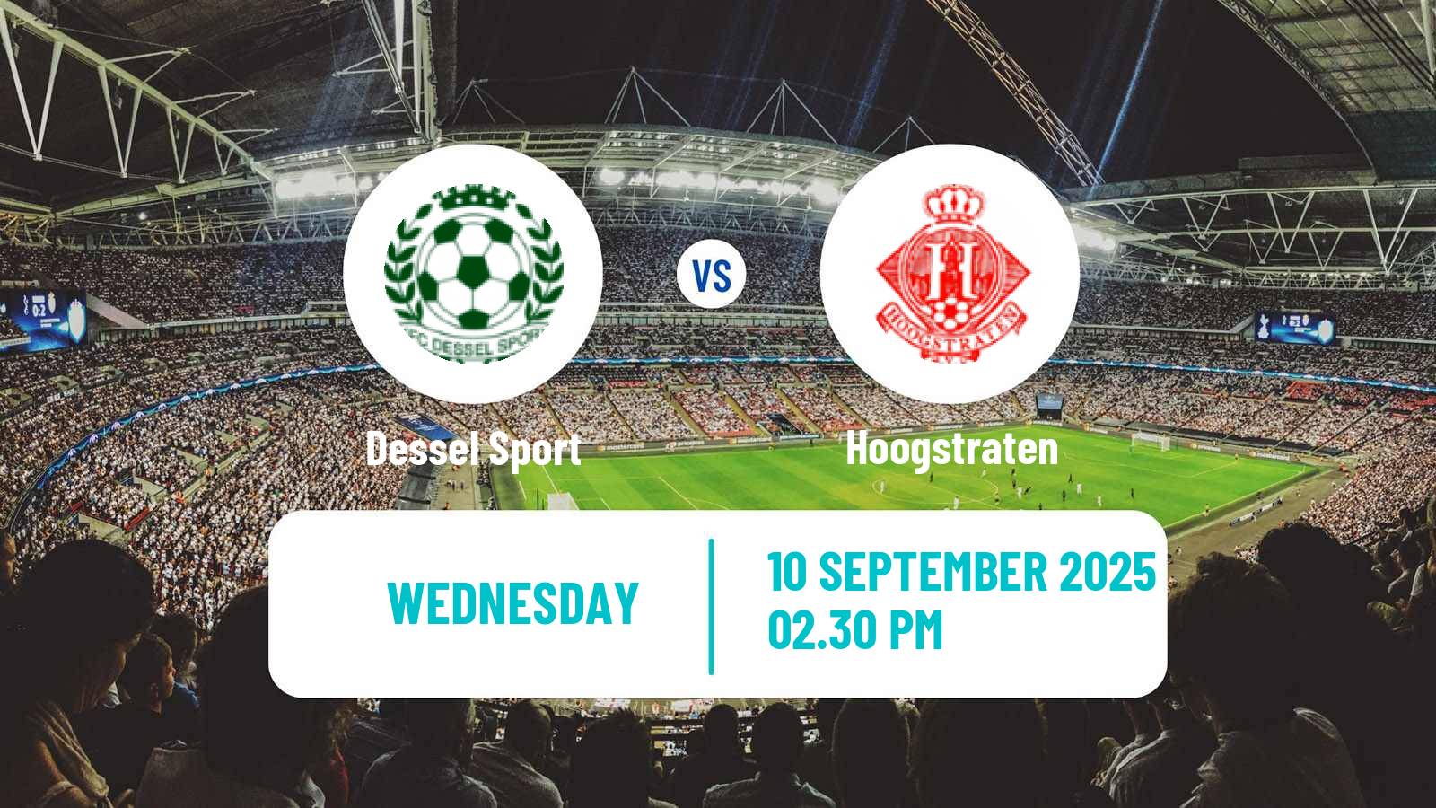 Football Belgian National Division 1 VV Dessel Sport - Hoogstraten