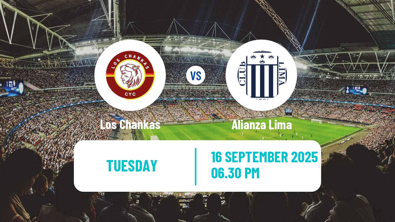 Football Peruvian Liga 1 Los Chankas - Alianza Lima