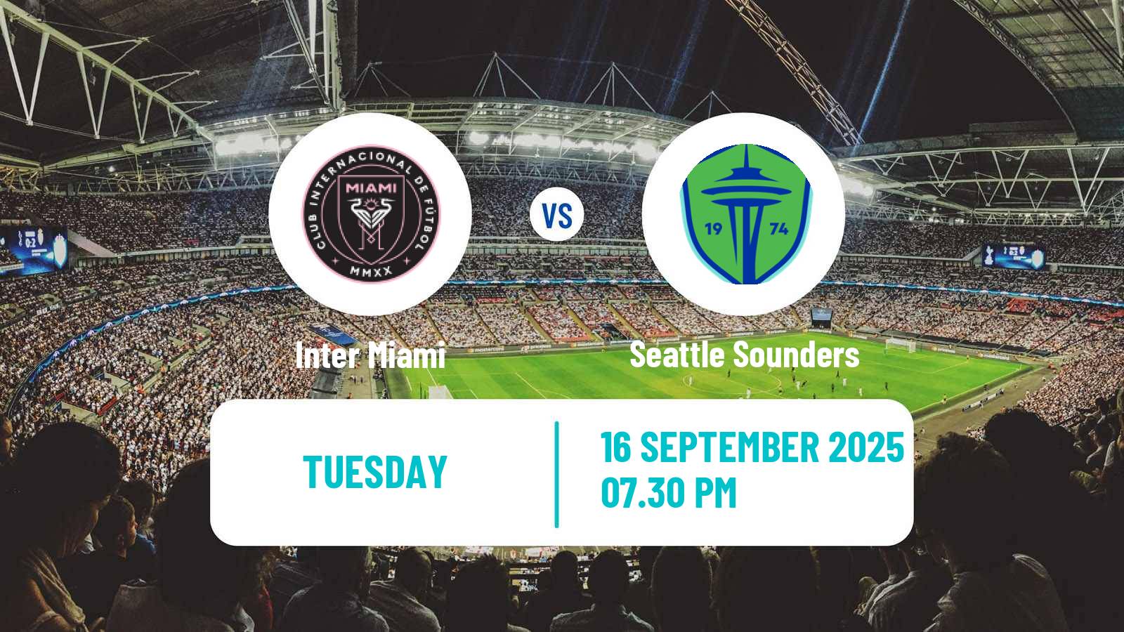 Football MLS Inter Miami - Seattle Sounders