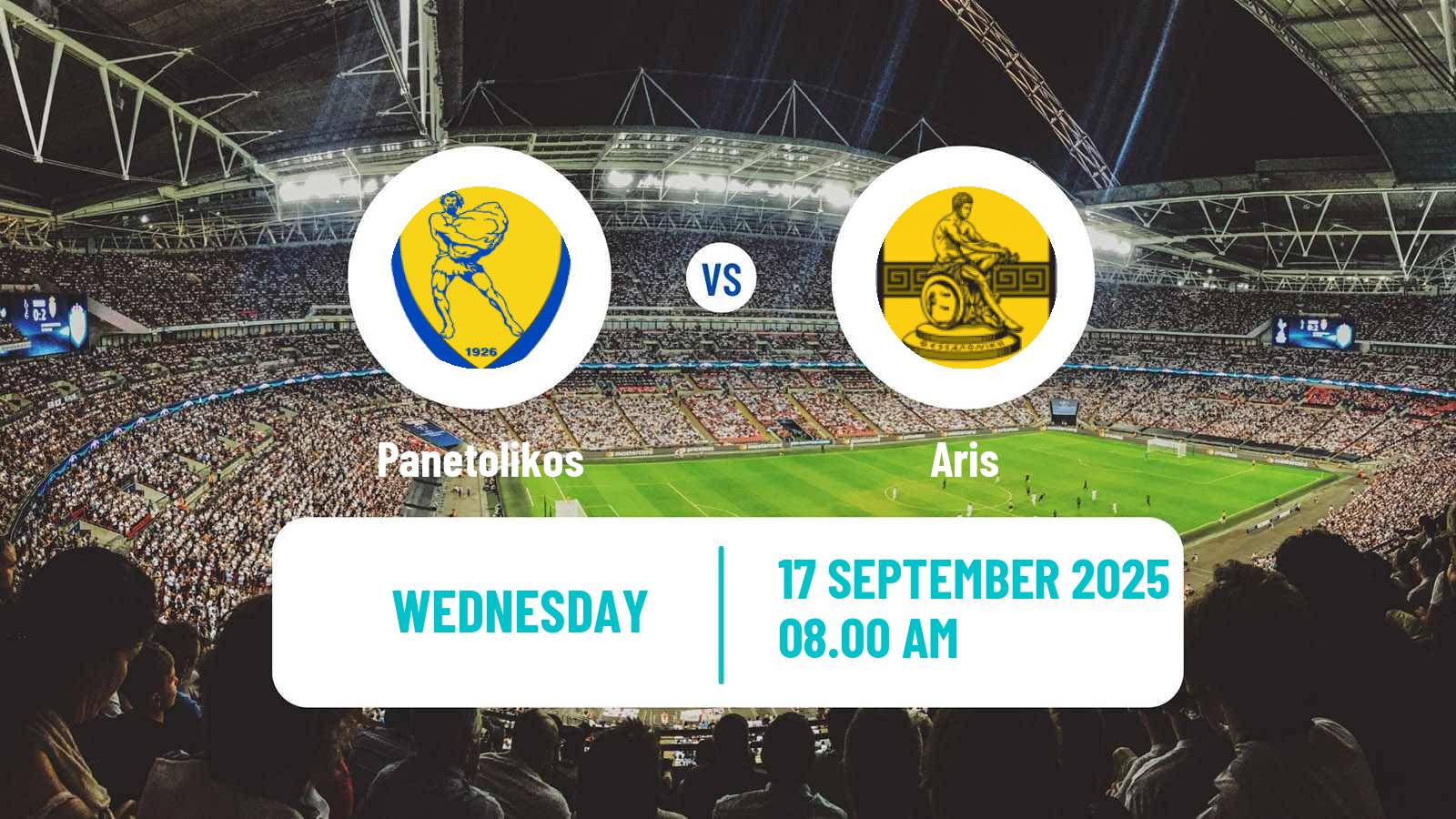 Football Greek Cup Panetolikos - Aris