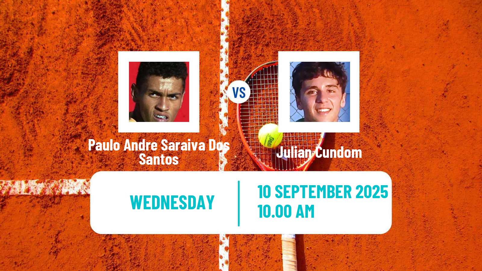 Tennis ITF M25 Cuiaba Men Paulo Andre Saraiva Dos Santos - Julian Cundom