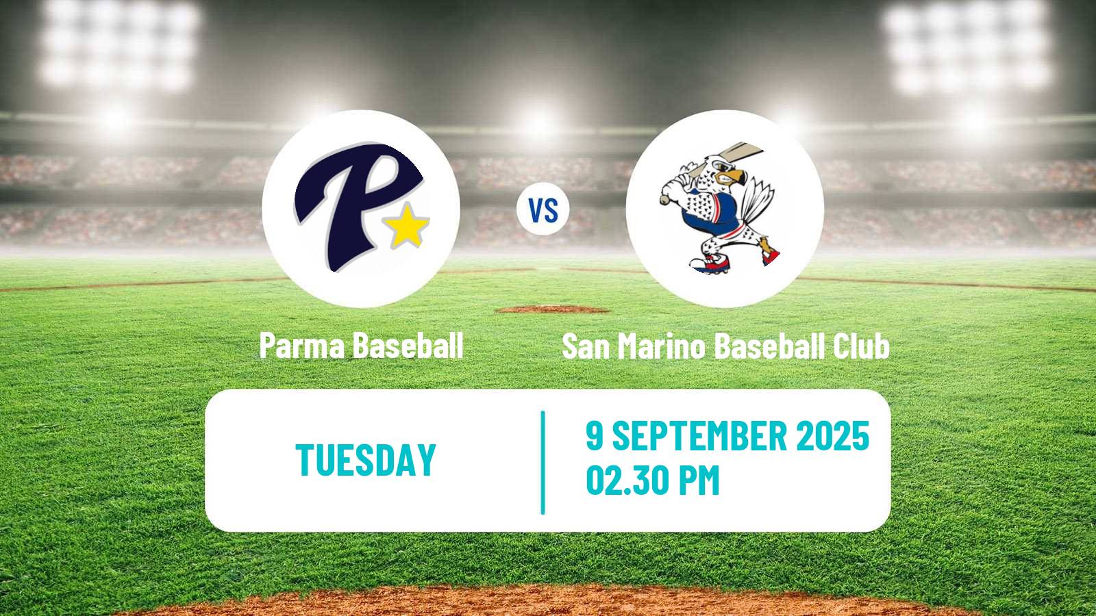 Baseball Italian Serie A1 Baseball Parma Baseball - San Marino Baseball Club