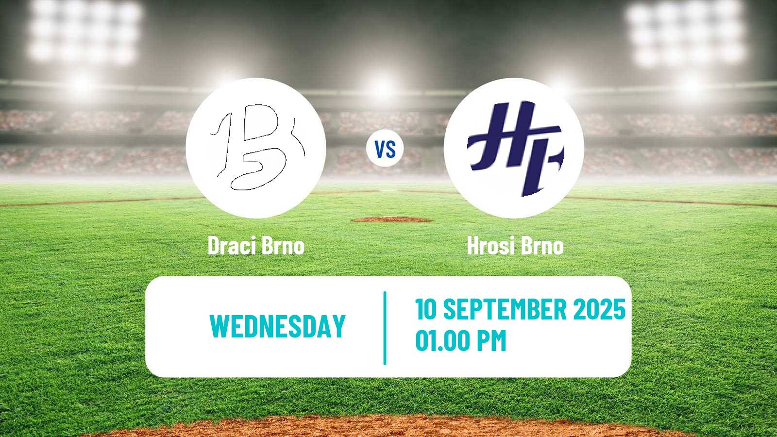 Baseball Czech Extraliga Baseball Draci Brno - Hrosi Brno