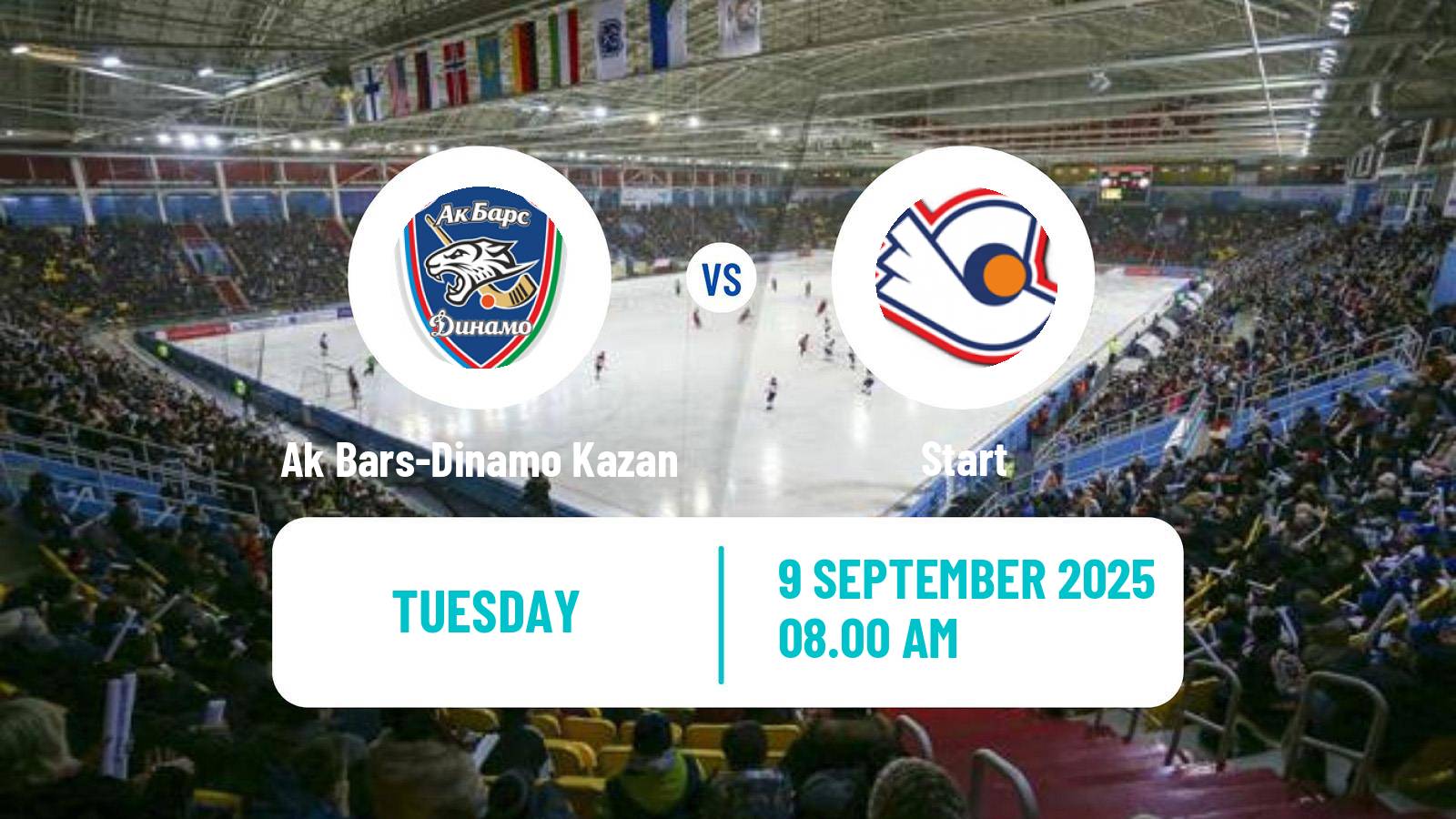 Bandy Russian Cup Bandy Ak Bars-Dinamo Kazan - Start