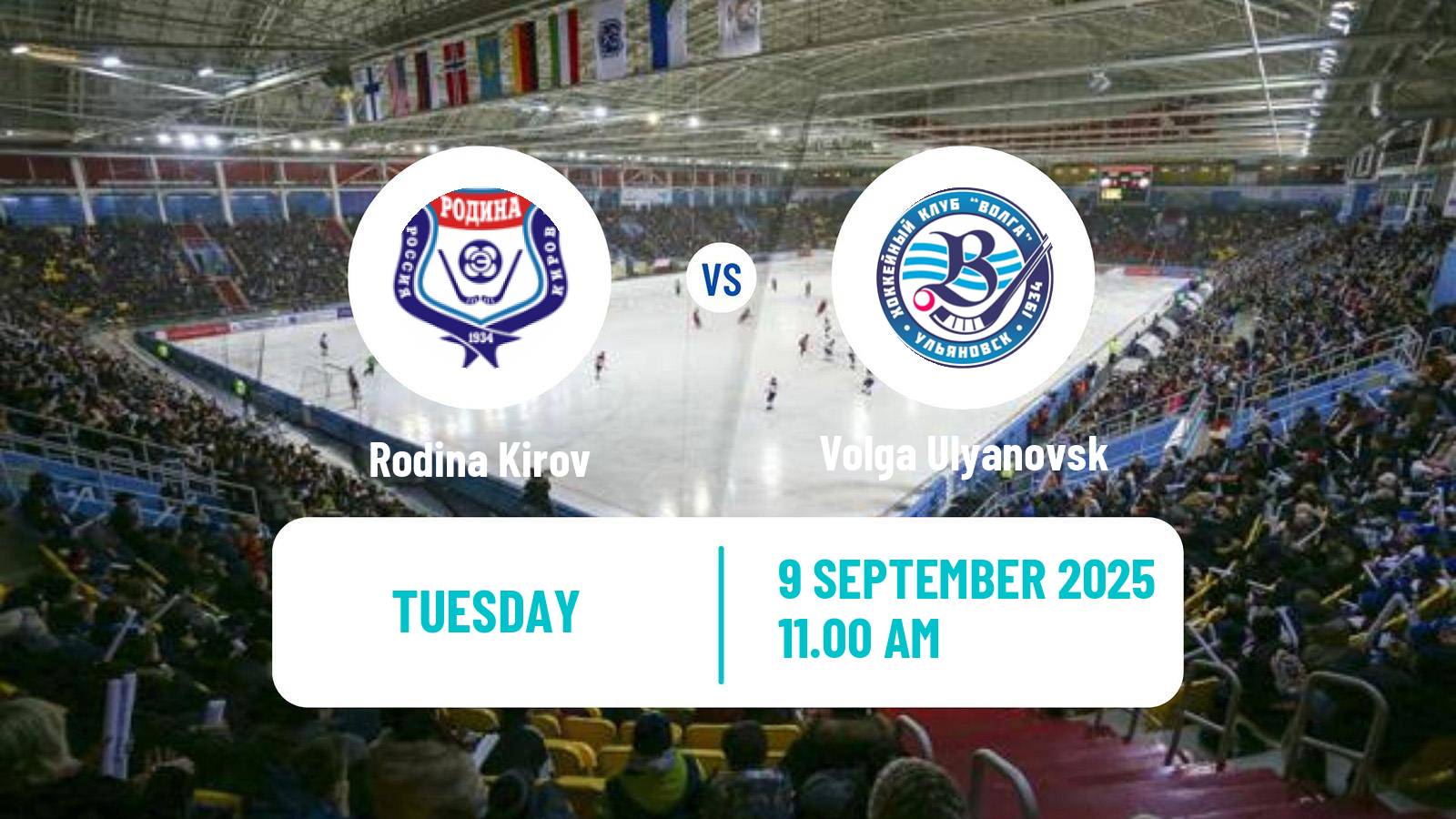 Bandy Russian Cup Bandy Rodina - Volga Ulyanovsk