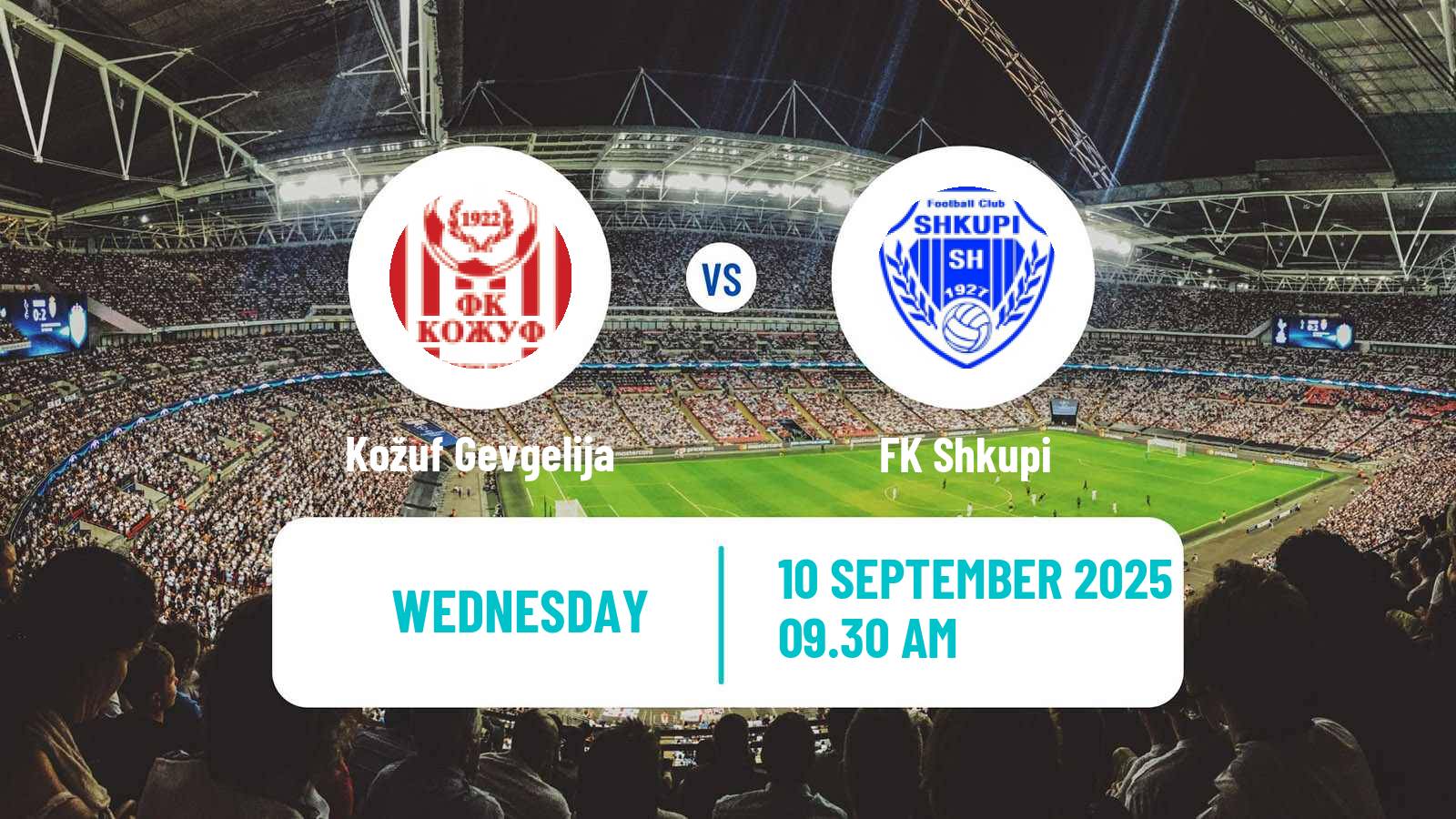 Football North Macedonian Cup Kožuf Gevgelija - Shkupi