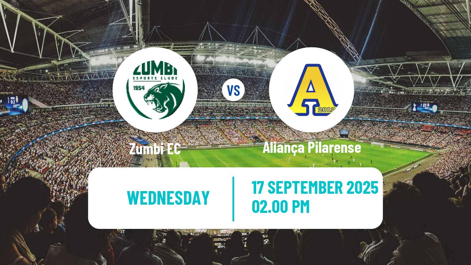 Football Brazilian Alagoano 2 Zumbi - Aliança Pilarense