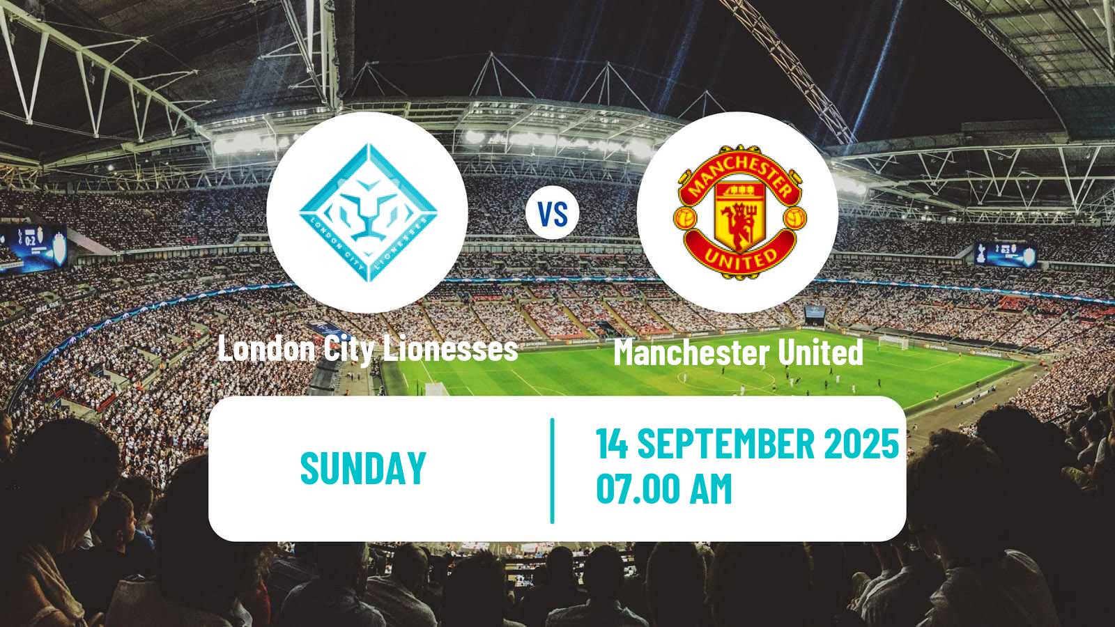Football English WSL London City Lionesses - Manchester United