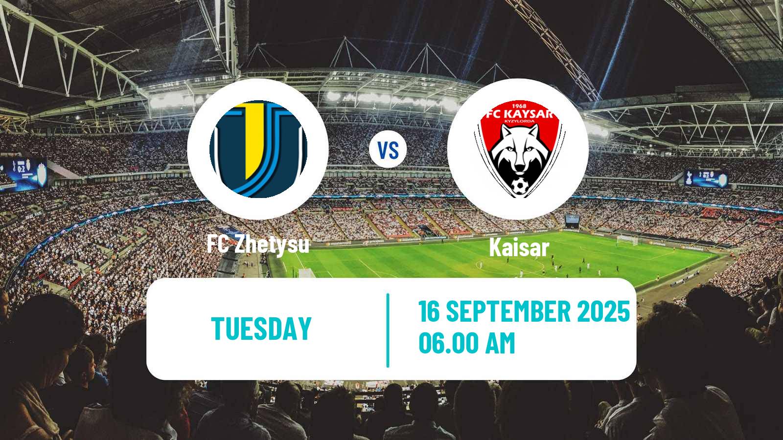 Football Kazakh Premier League Zhetysu - Kaisar