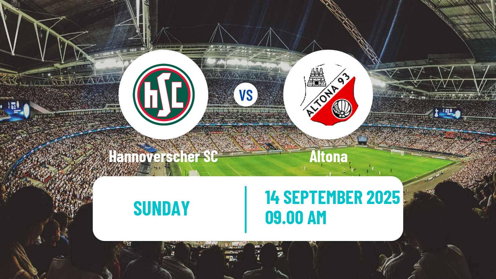 Football German Regionalliga North Hannoverscher SC - Altona