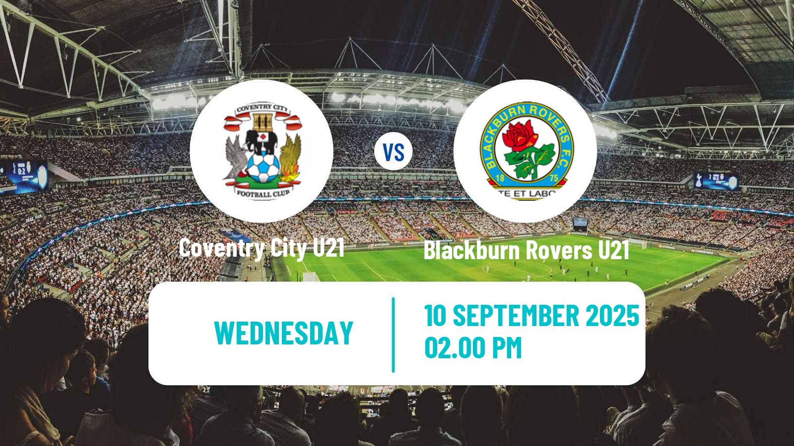 Football English Premier League Cup Coventry City U21 - Blackburn Rovers U21