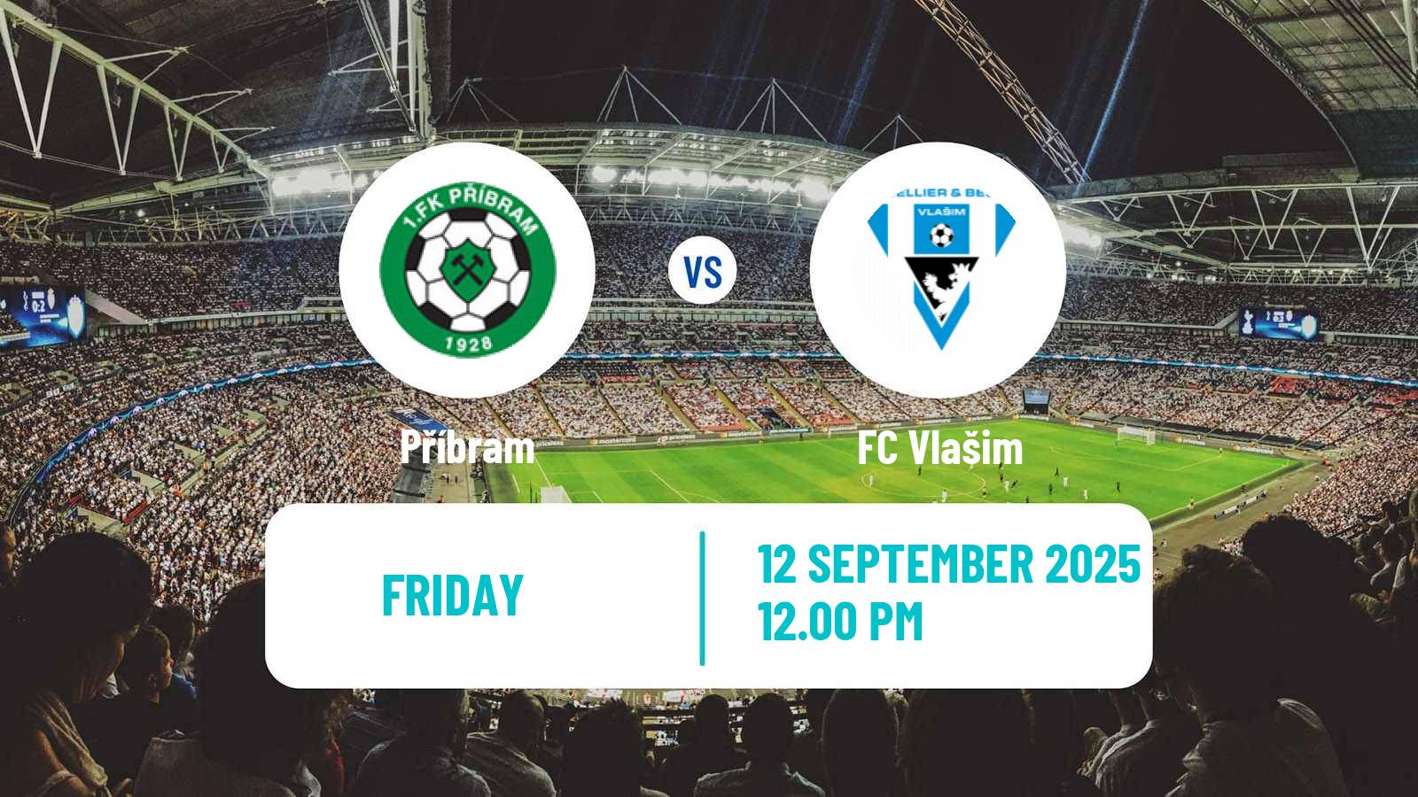 Football Czech Division 2 Příbram - Vlašim