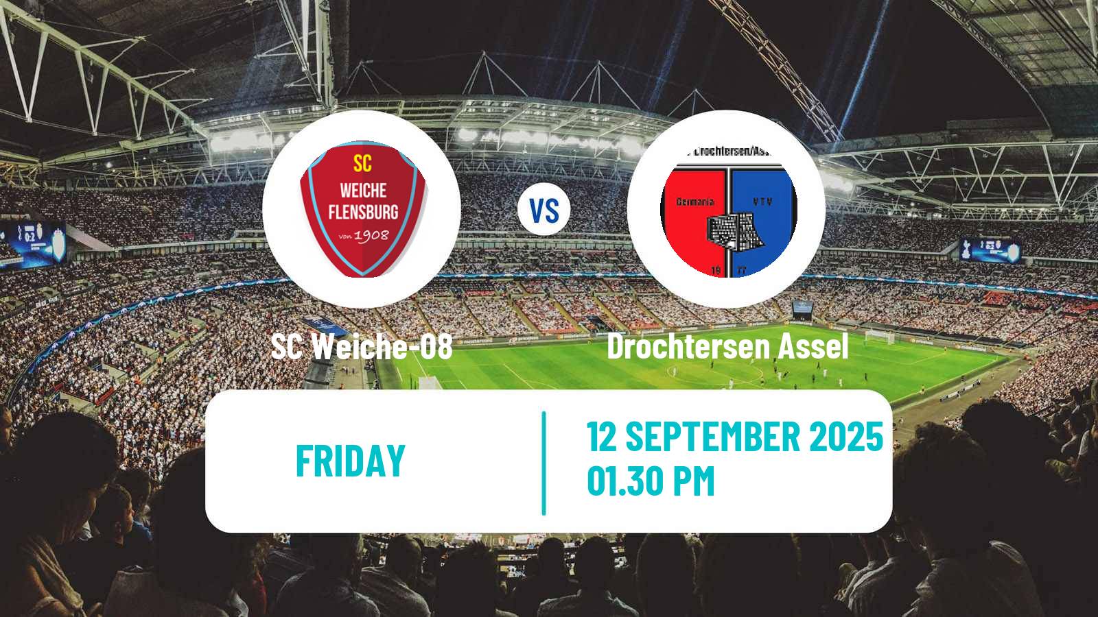 Football German Regionalliga North SC Weiche-08 - Drochtersen Assel