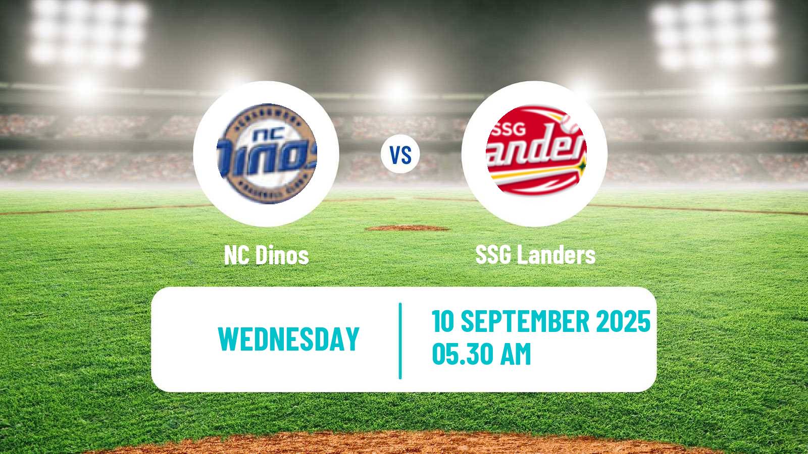 Baseball KBO NC Dinos - SSG Landers