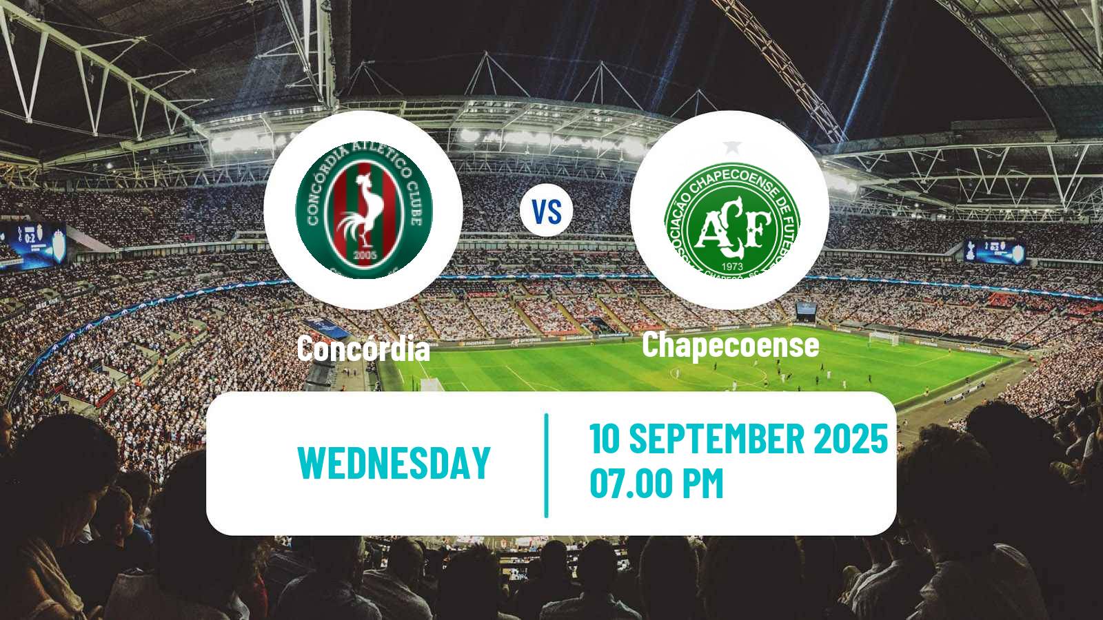 Football Brazilian Copa Santa Catarina Concórdia - Chapecoense