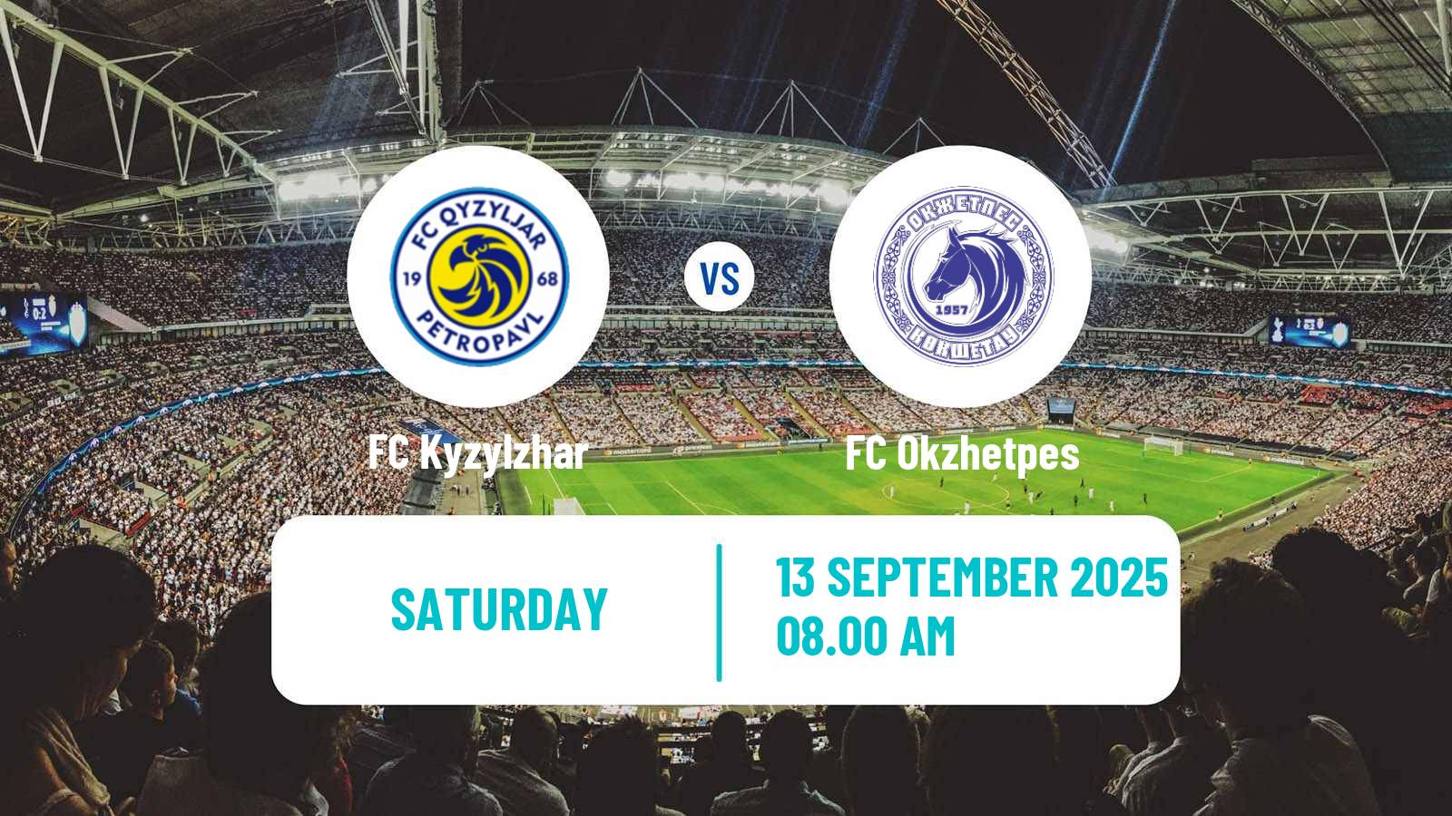 Football Kazakh Premier League Kyzylzhar - Okzhetpes