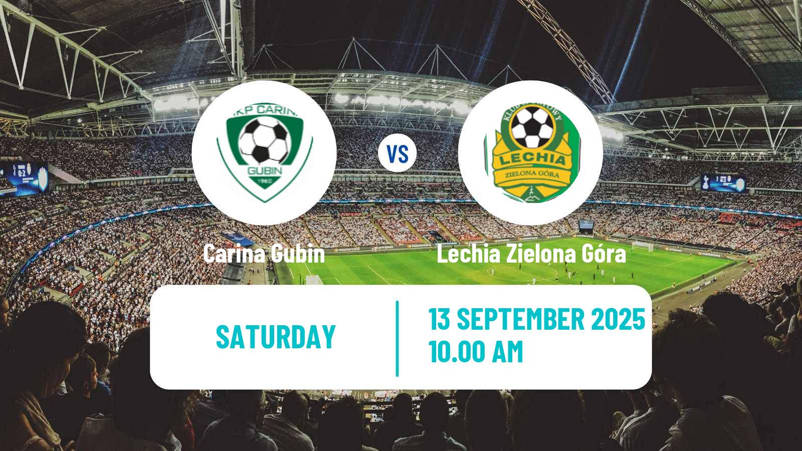 Football Polish Division 3 - Group III Carina Gubin - Lechia Zielona Góra