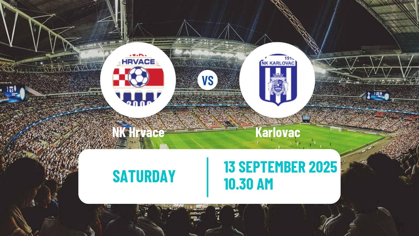 Football Croatian Prva NL Hrvace - Karlovac