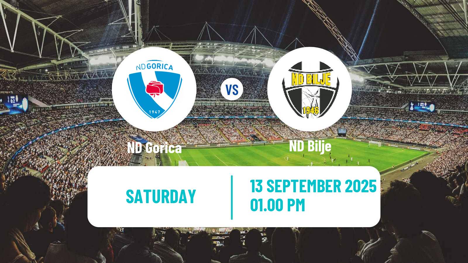 Football Slovenian 2 SNL Gorica - Bilje