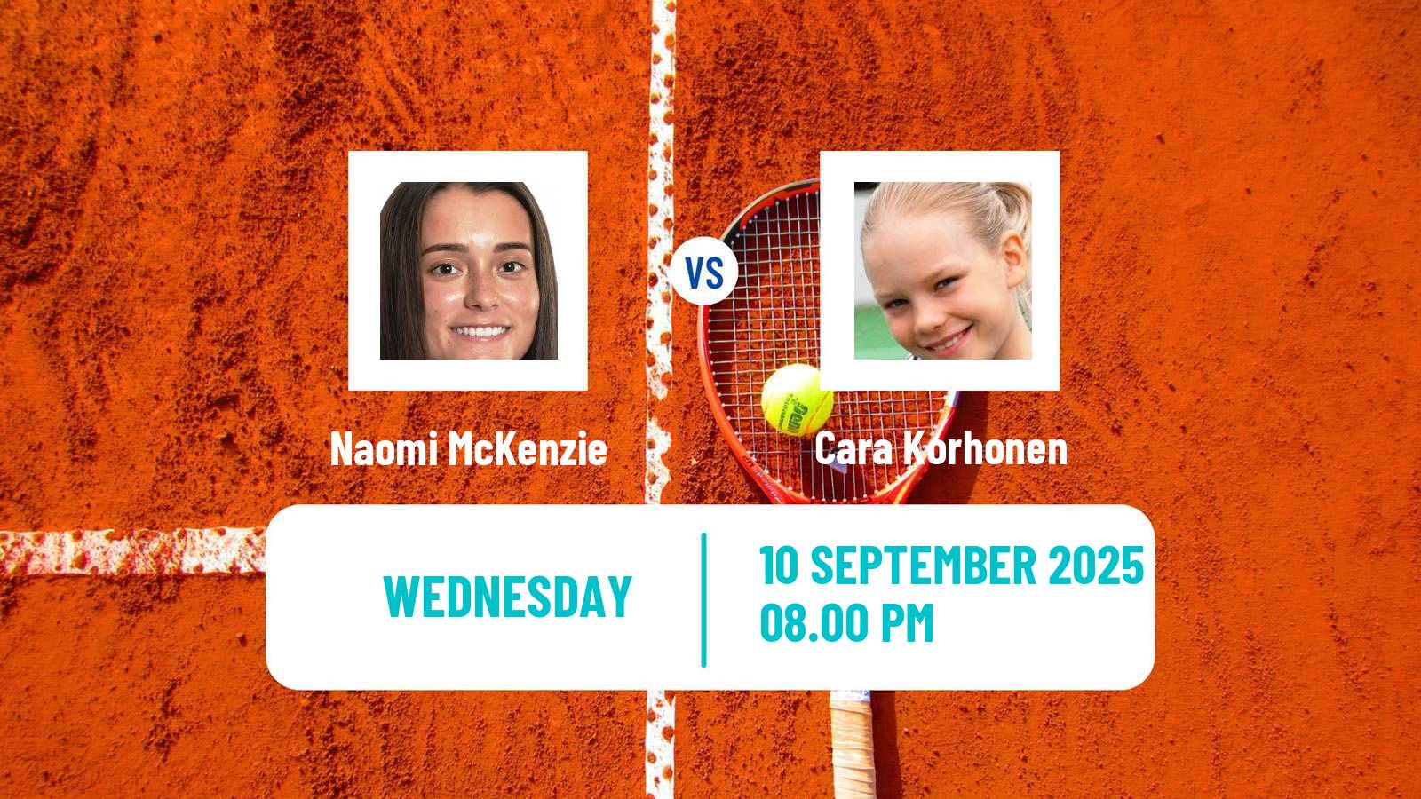 Tennis ITF W35 Wagga Wagga Women Naomi McKenzie - Cara Korhonen