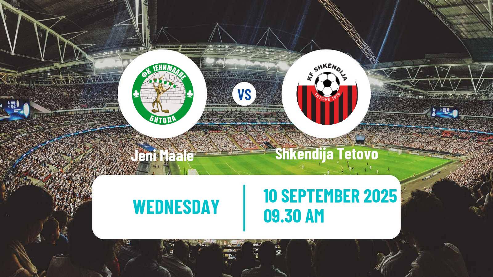 Football North Macedonian Cup Jeni Maale - Shkendija Tetovo