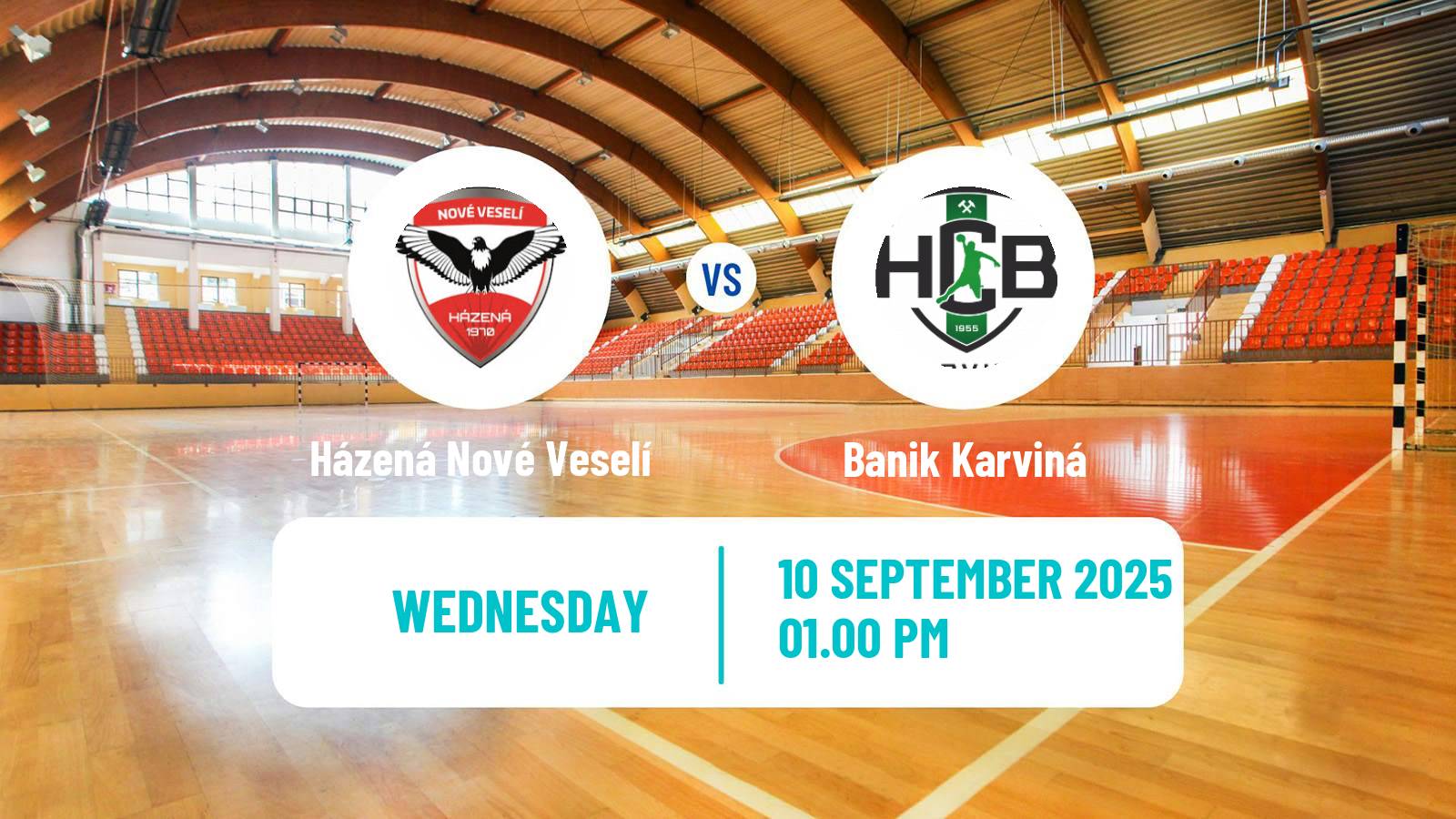 Handball Czech Extraliga Handball Házená Nové Veselí - Banik Karviná