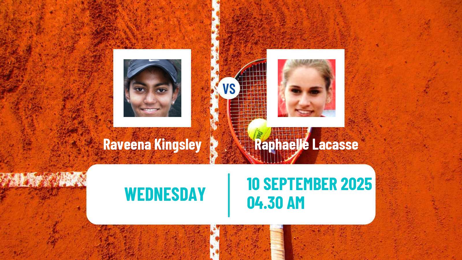 Tennis ITF W15 Monastir 33 Women Raveena Kingsley - Raphaelle Lacasse