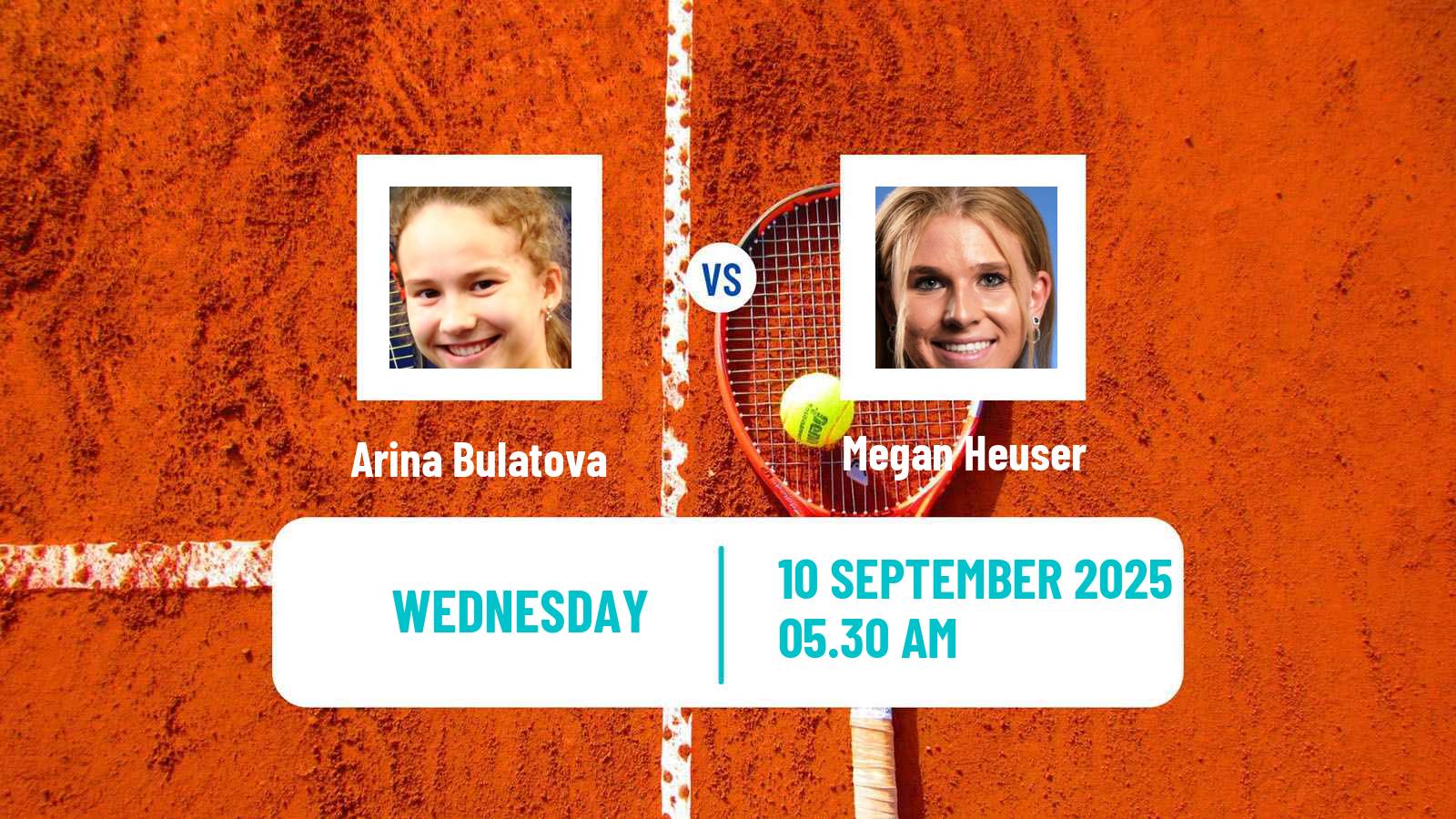 Tennis ITF W15 Monastir 33 Women Arina Bulatova - Megan Heuser