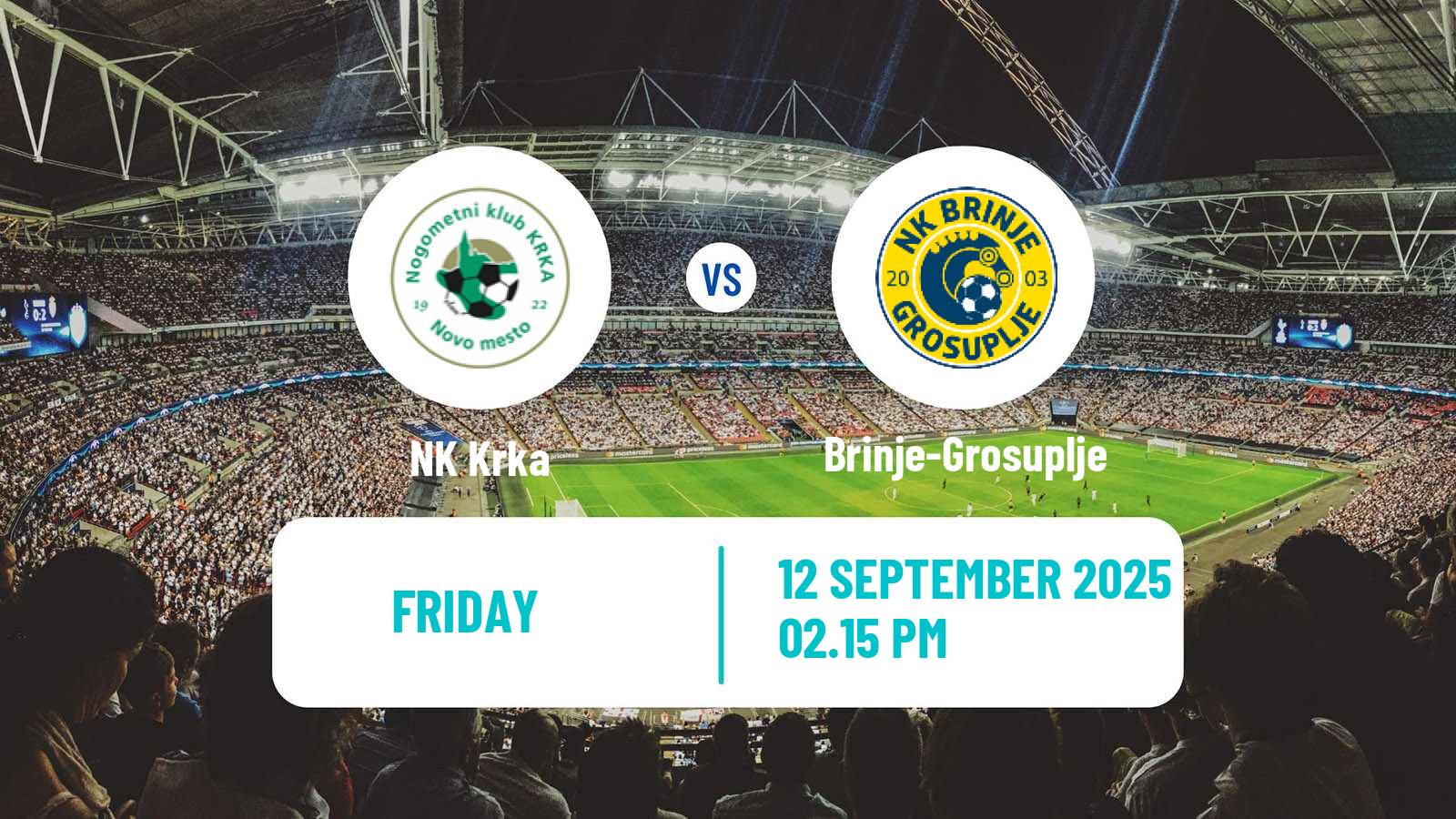 Football Slovenian 2 SNL Krka - Brinje-Grosuplje