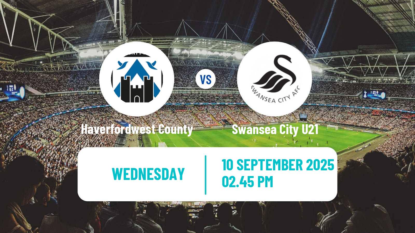 Football Welsh League Cup Haverfordwest County - Swansea City U21