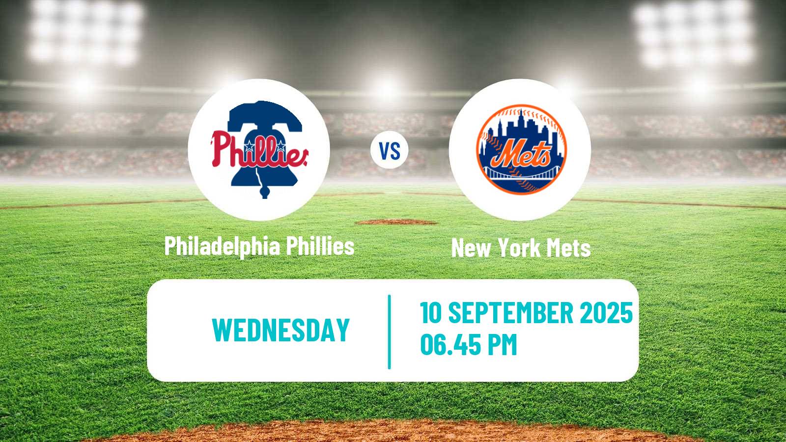 Baseball MLB Philadelphia Phillies - New York Mets