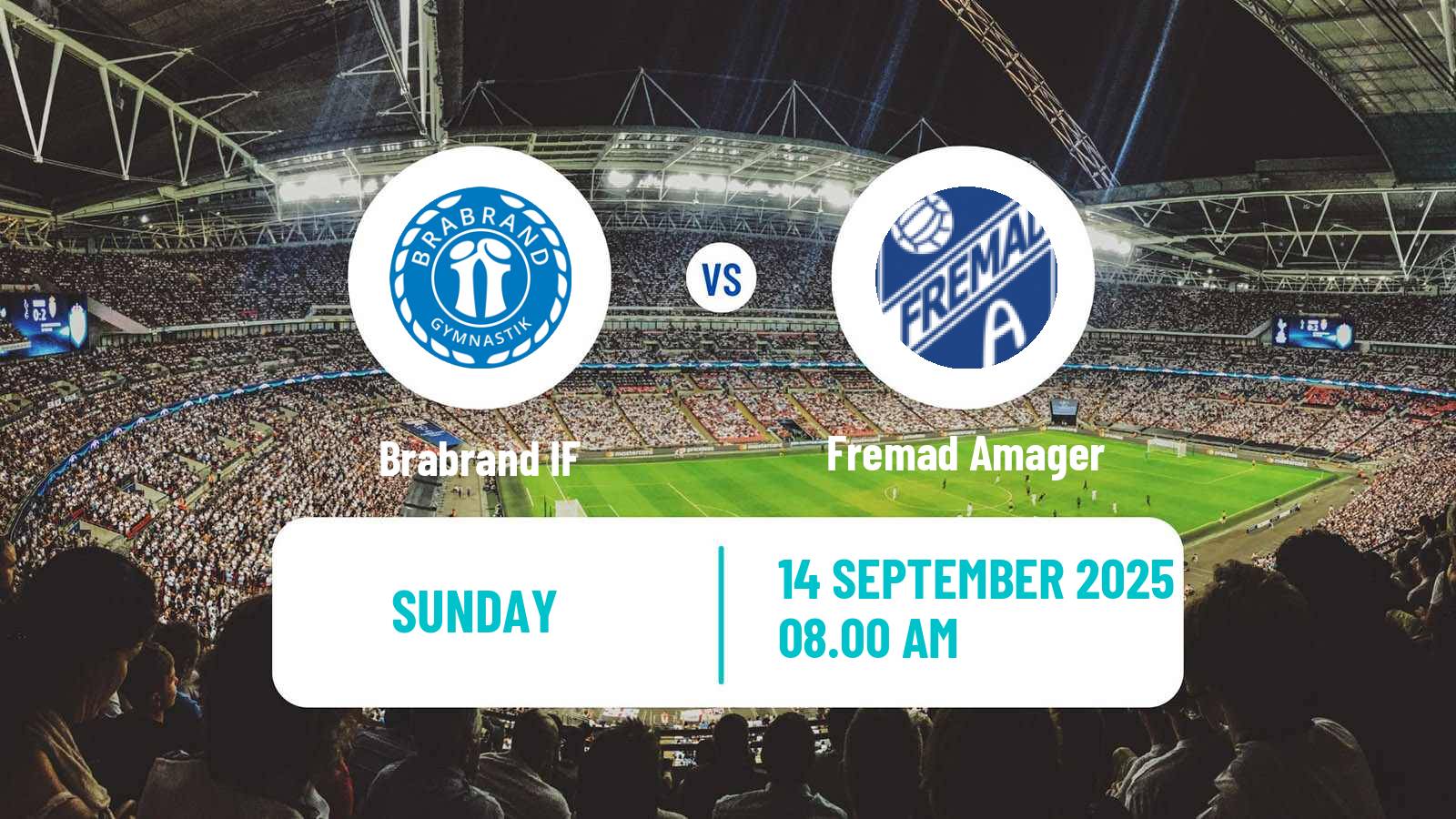 Football Danish 2 Division Brabrand - Fremad Amager
