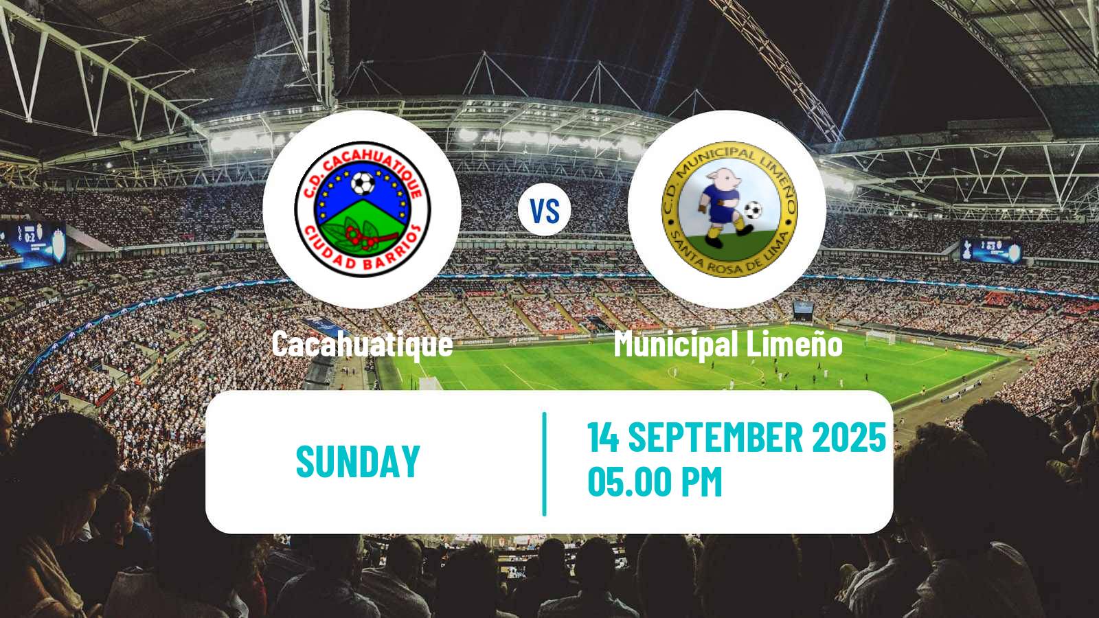 Football El Salvador Primera Division Cacahuatique - Municipal Limeño