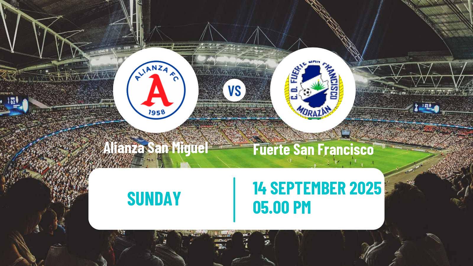 Football El Salvador Primera Division Alianza San Miguel - Fuerte San Francisco