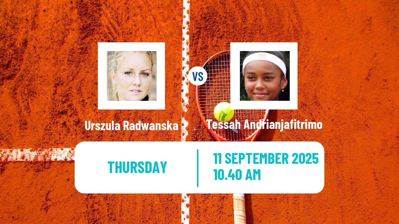 Tennis ITF W75 Le Neubourg Women Urszula Radwanska - Tessah Andrianjafitrimo