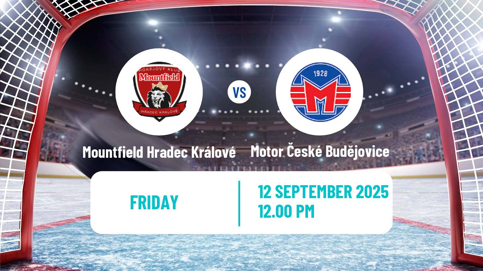 Hockey Czech Extraliga Mountfield Hradec Králové - Motor České Budějovice