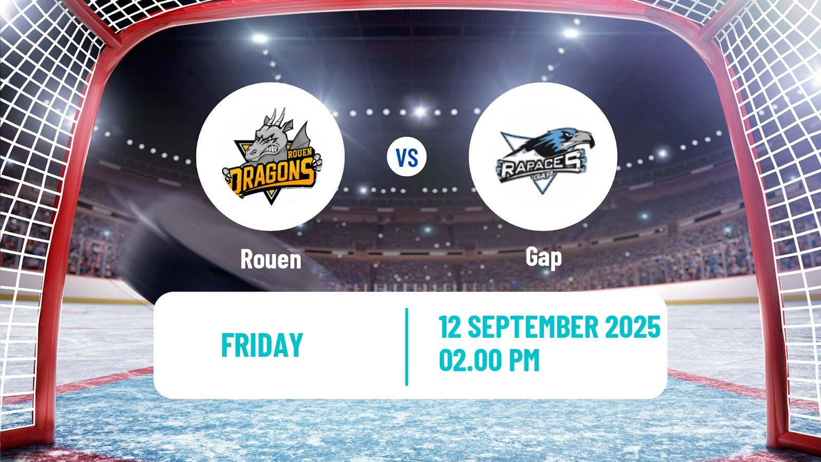 Hockey French Ligue Magnus Rouen - Gap