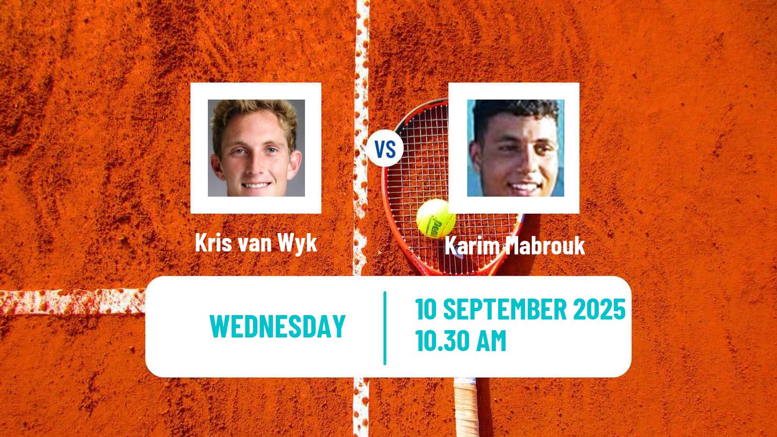 Tennis ITF M15 Hurghada 2 Men Kris van Wyk - Karim Mabrouk