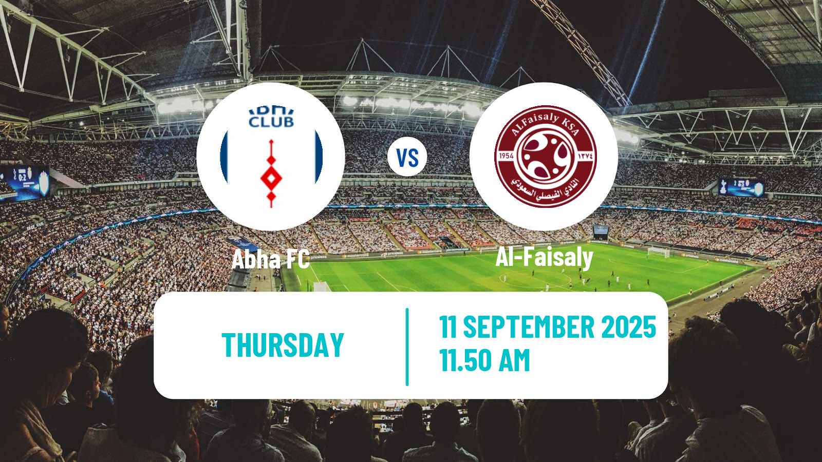 Football Saudi Division 1 Abha - Al-Faisaly