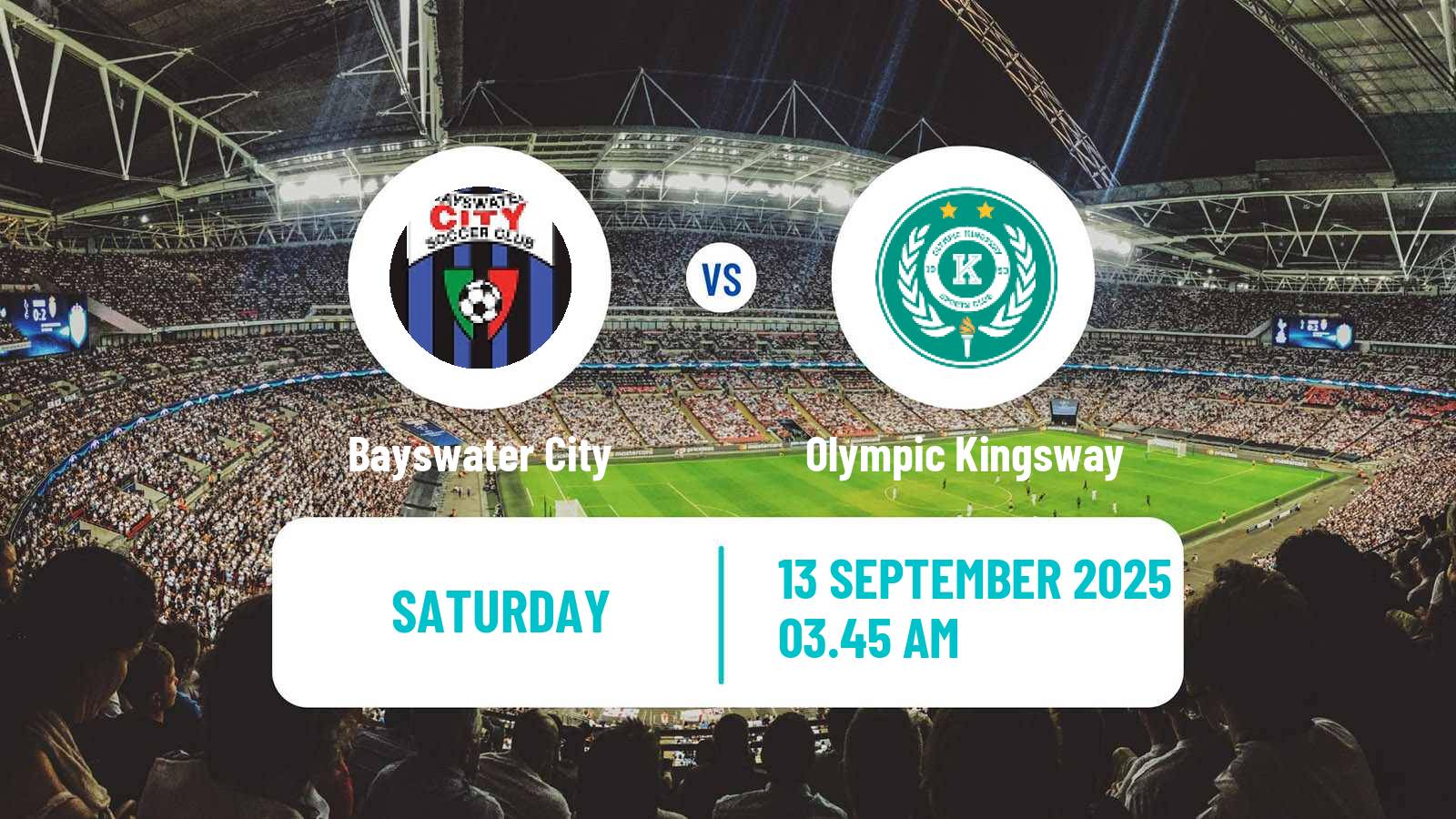 Football Australian NPL Western Australia Bayswater City - Olympic Kingsway