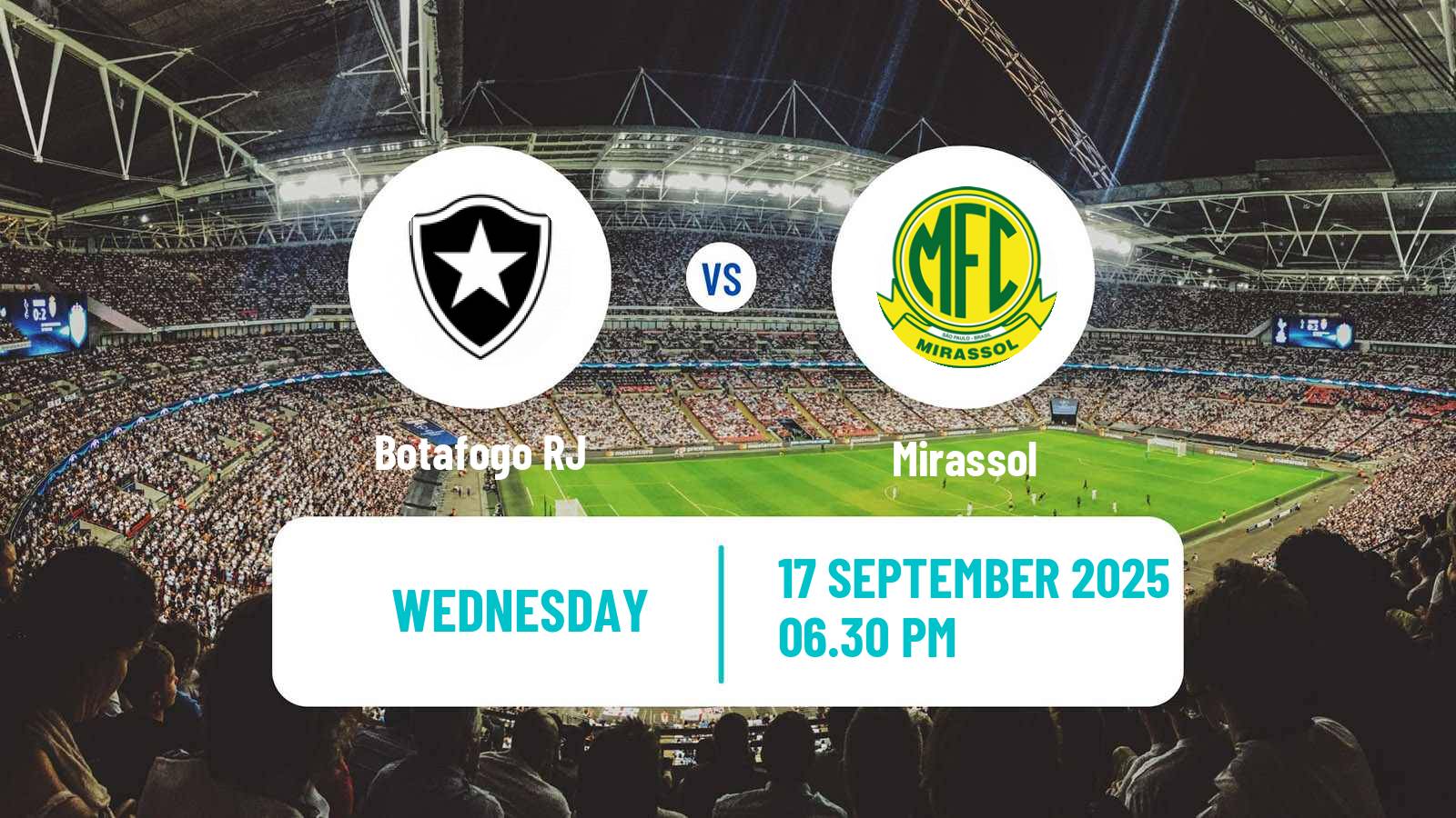 Football Brazilian Serie A Botafogo RJ - Mirassol