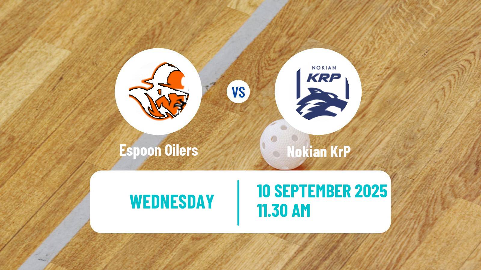Floorball Finnish F-Liiga Espoon Oilers - Nokian KrP