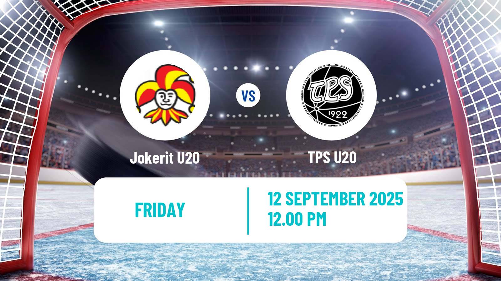 Hockey Finnish SM-sarja U20 Jokerit U20 - TPS U20