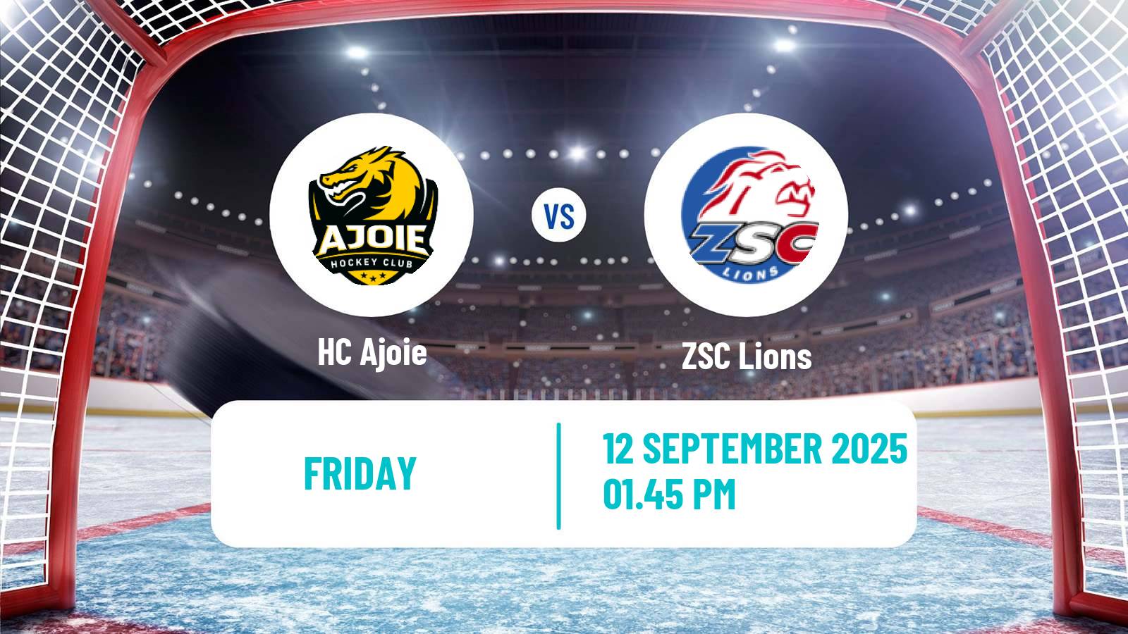 Hockey Swiss National League Hockey Ajoie - ZSC Lions