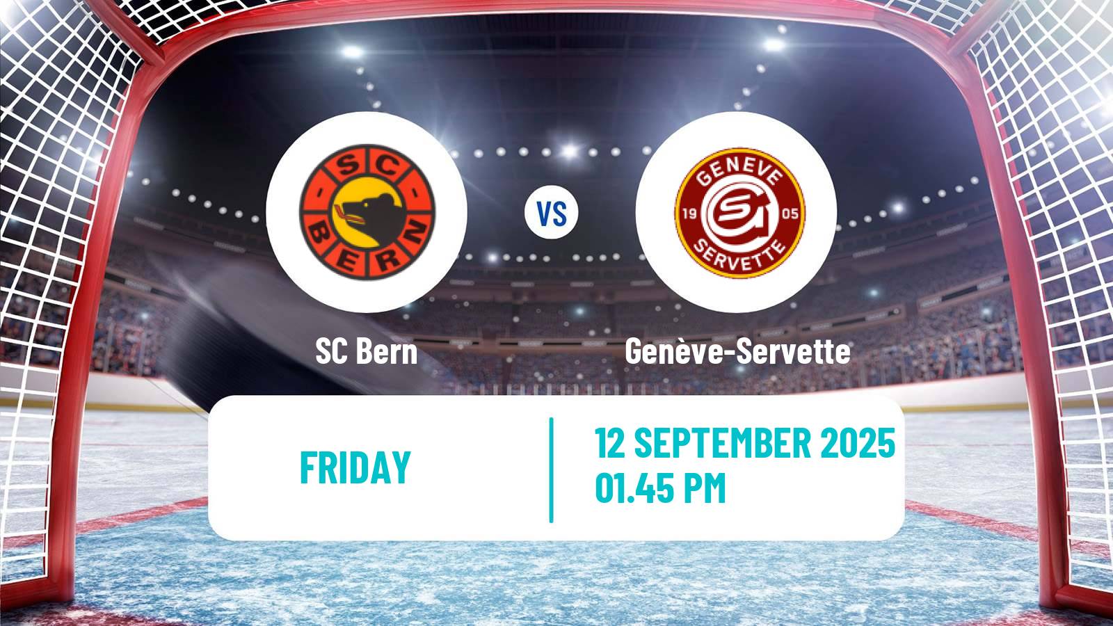 Hockey Swiss National League Hockey Bern - Genève-Servette