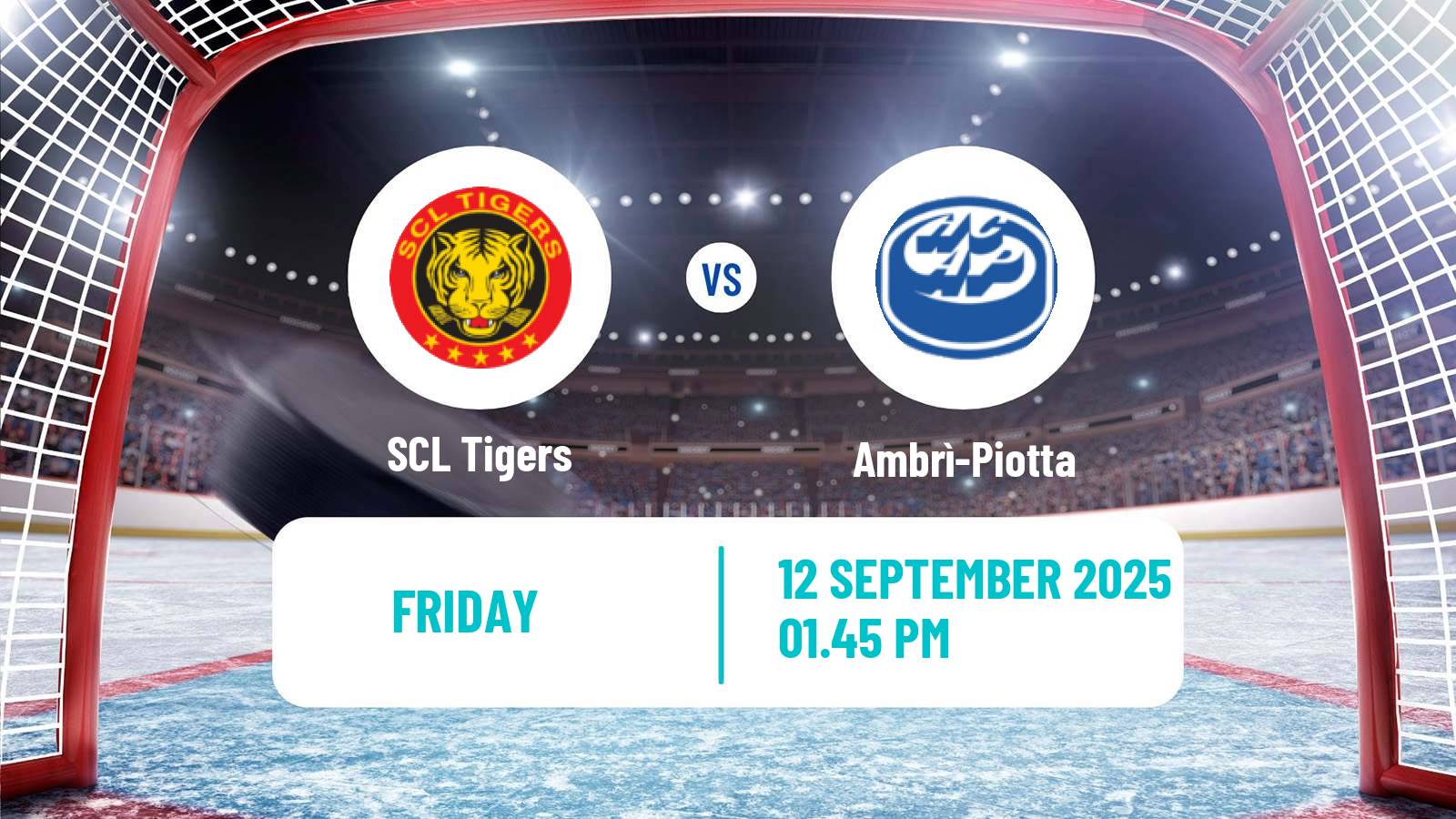 Hockey Swiss National League Hockey SCL Tigers - Ambrì-Piotta